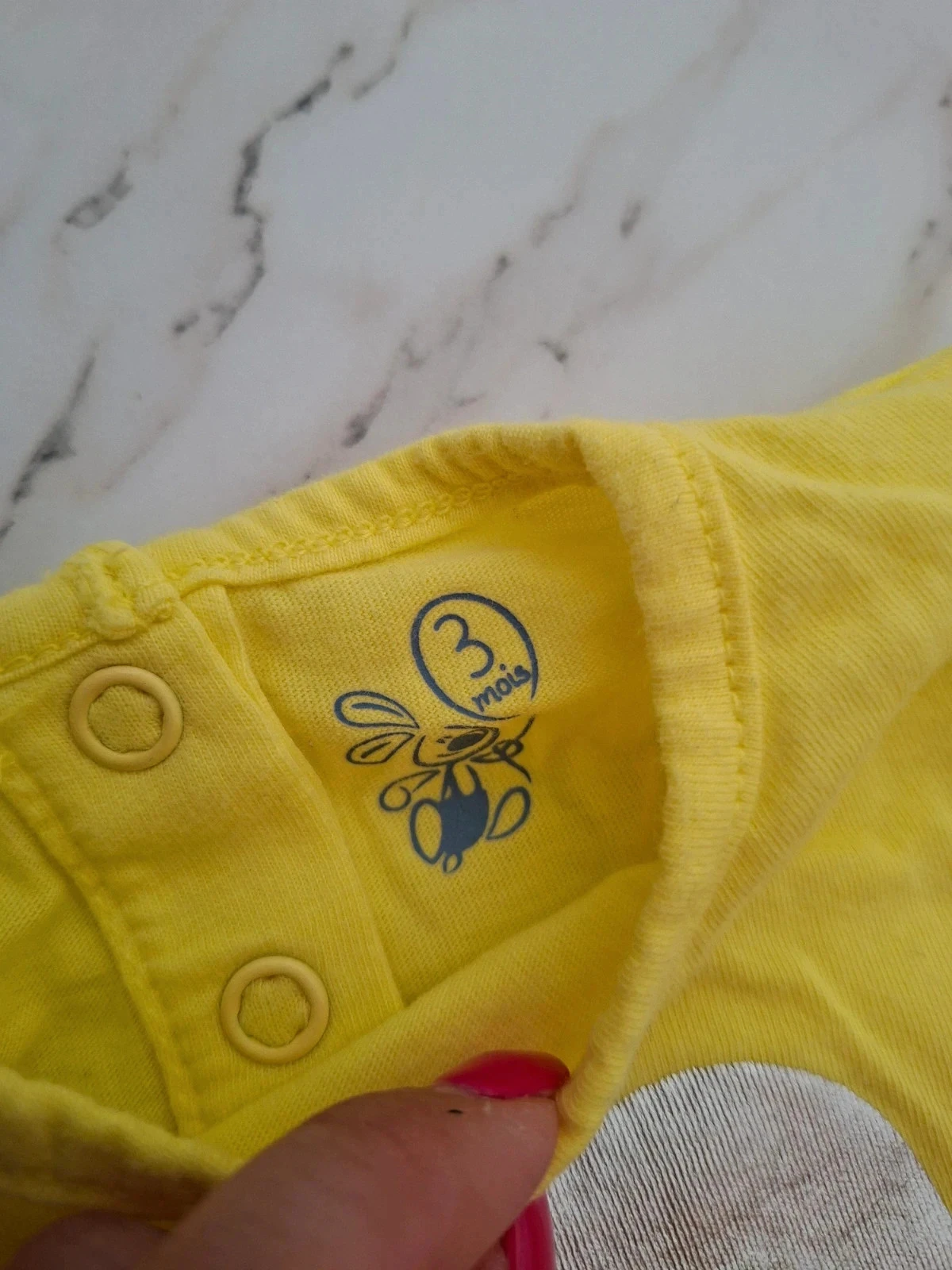 Tee-shirt papa et maman taille 3mois – photo 3